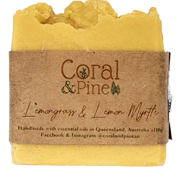 Coral & Pine Lemongrass & Lemon Myrtle Rustic Soap