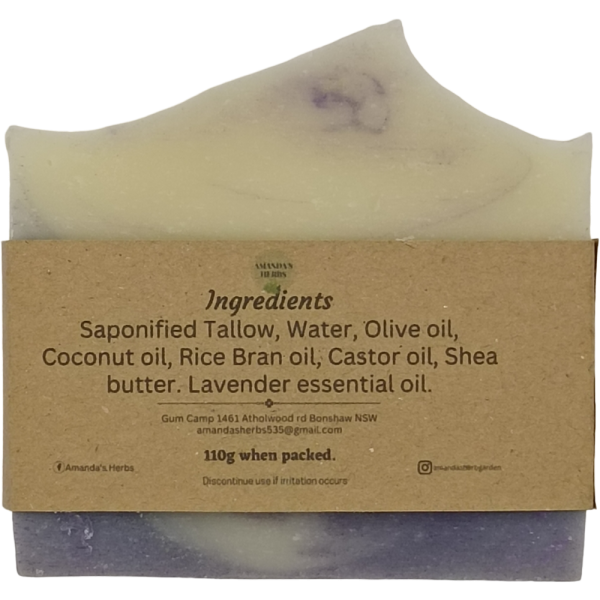 Amandas Herbs Lavender soap - Image 2
