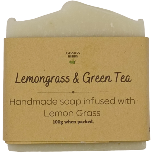 Amandas Herbs Lemongrass & Green Tea Soap